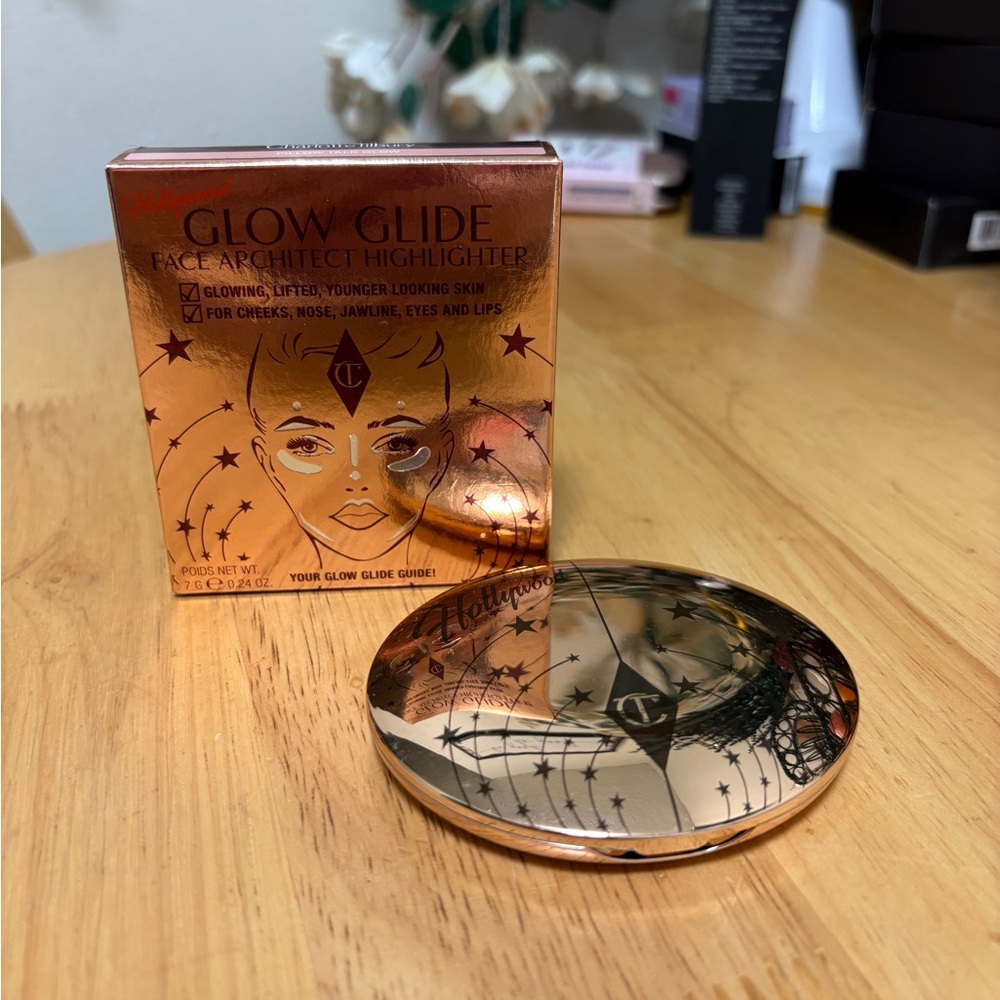 Charlotte Tilbury Glow Guide Highlighter Pillow Talk Glow 0.24oz BNIB Authentic
